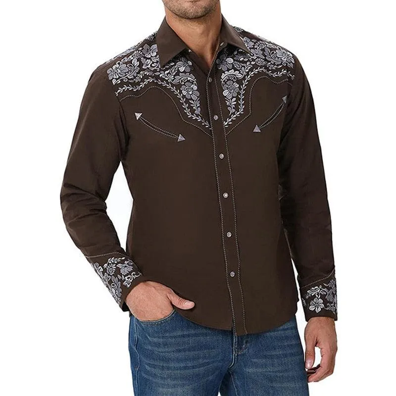 Tribal Western Dress Shirt