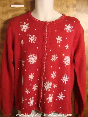 Unique Snowflakes Tacky Christmas Sweater