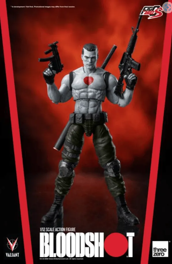 Valiant Bloodshot FigZero S 1:12 Scale Action Figure/ Threezero