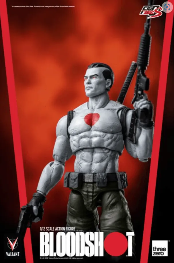 Valiant Bloodshot FigZero S 1:12 Scale Action Figure/ Threezero