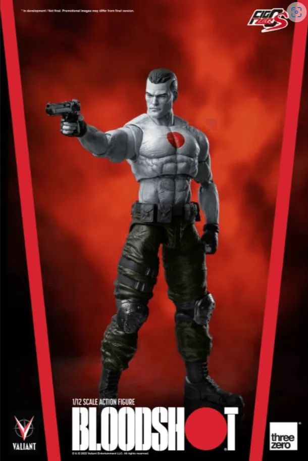 Valiant Bloodshot FigZero S 1:12 Scale Action Figure/ Threezero