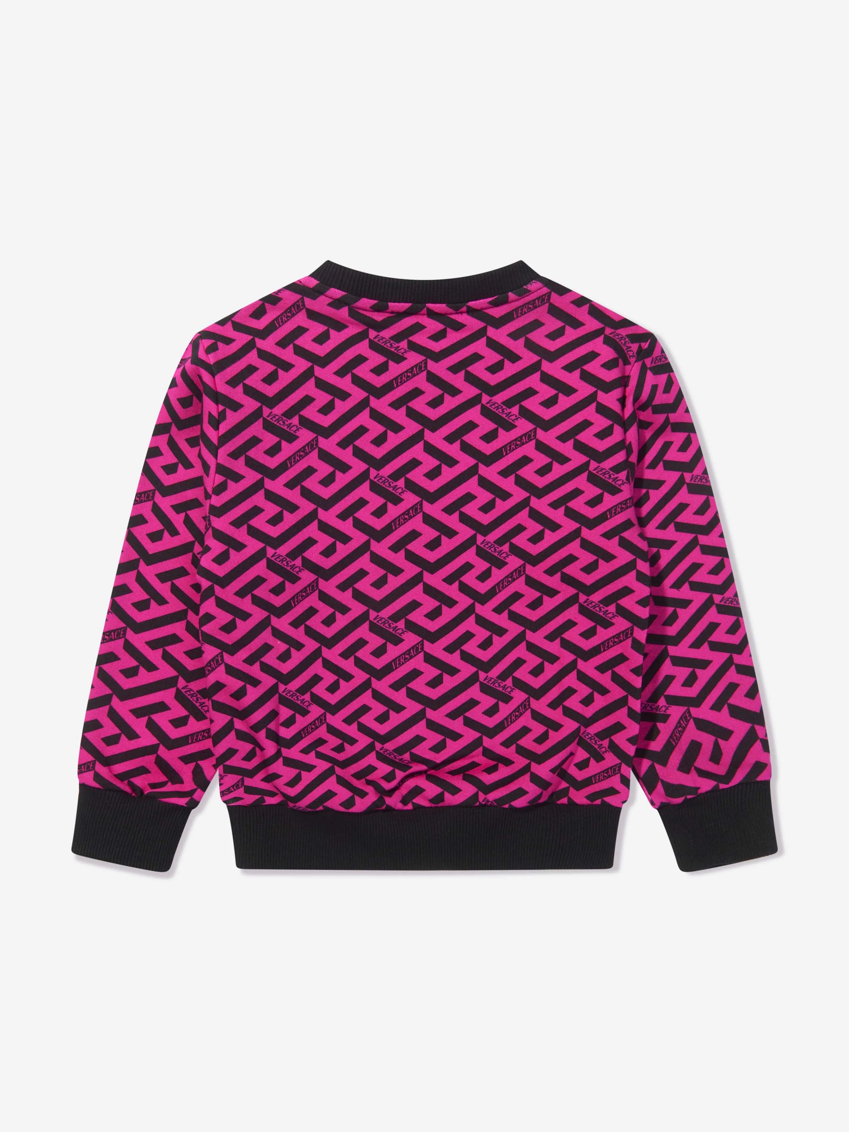 Versace Girls All Over Print Sweatshirt