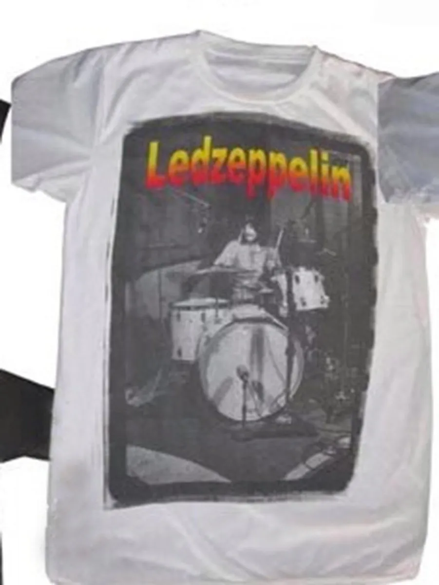 Vintage Led Zeppelin Drummer Tribute T-Shirt