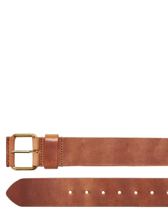 Weekend Max Mara   4.5cm Kansas leather belt 