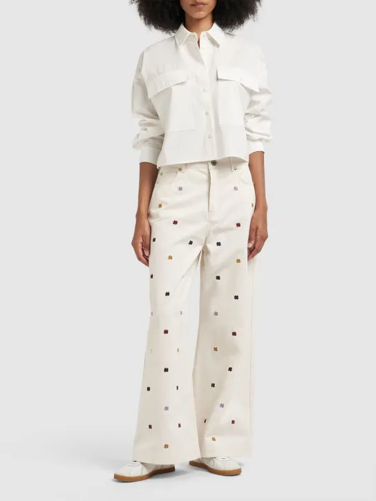 Weekend Max Mara   Carter cotton poplin shirt 