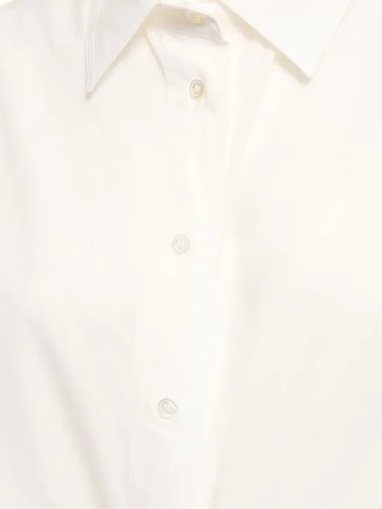 Weekend Max Mara   Fufy cotton poplin classic shirt 