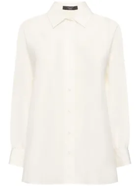 Weekend Max Mara   Fufy cotton poplin classic shirt 