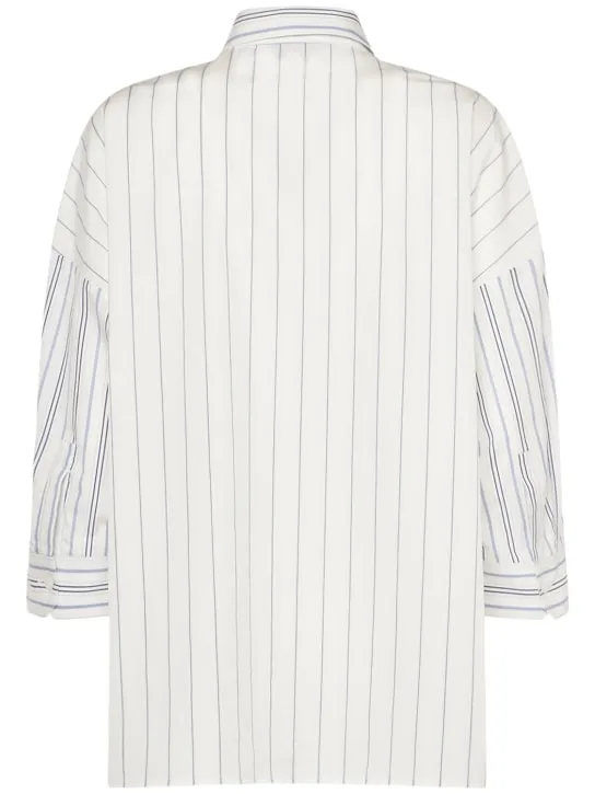 Weekend Max Mara   Venus striped cotton poplin shirt 