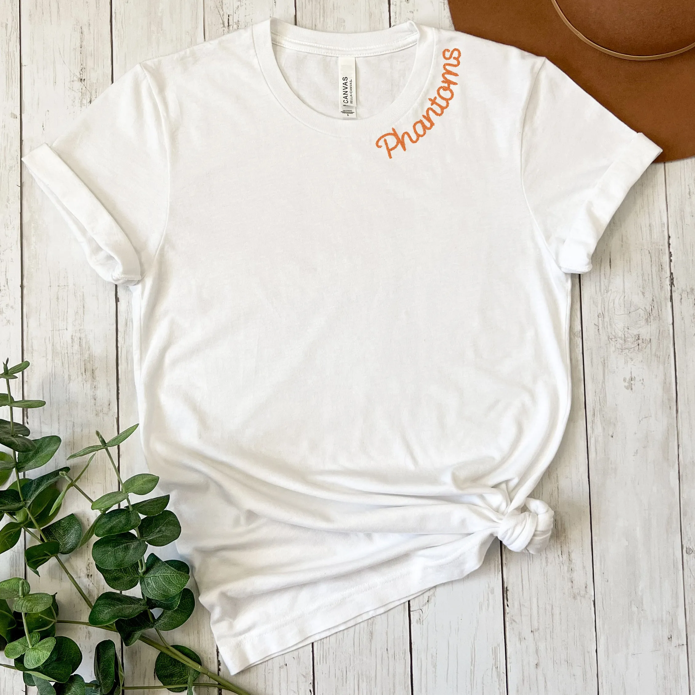 West De Pere Phantoms Minimalist Chainstitch Tee