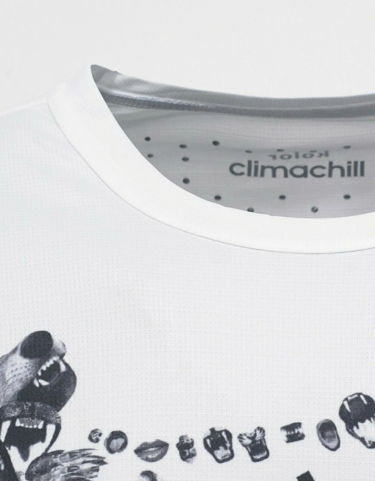 White Climachill Graphic Print T-Shirt