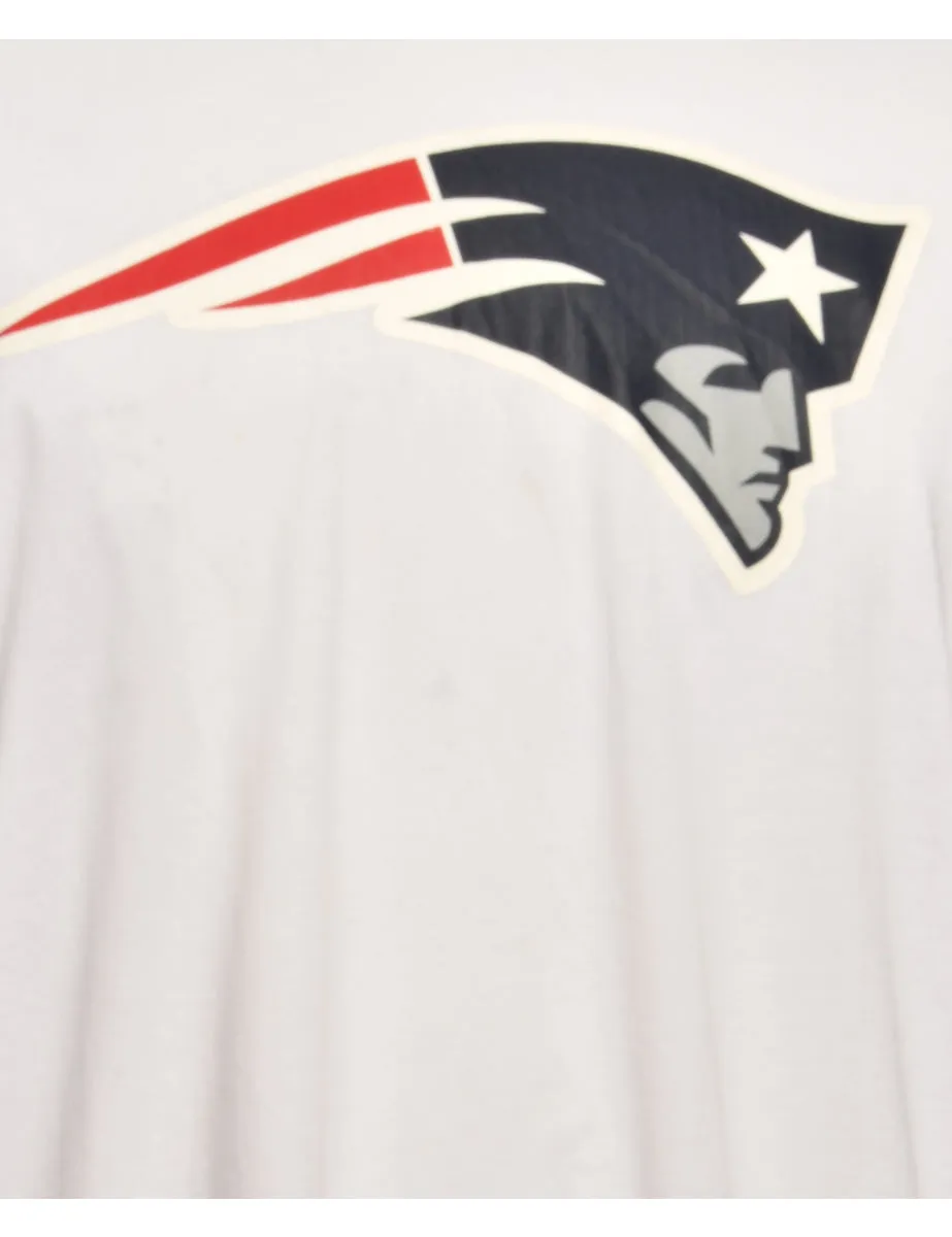 White NFL Nike Sports T-shirt - L