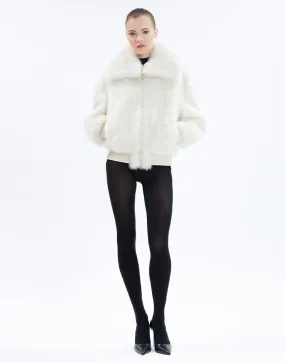 WILLOW  | LONG HAIR SHEARLING JACKET