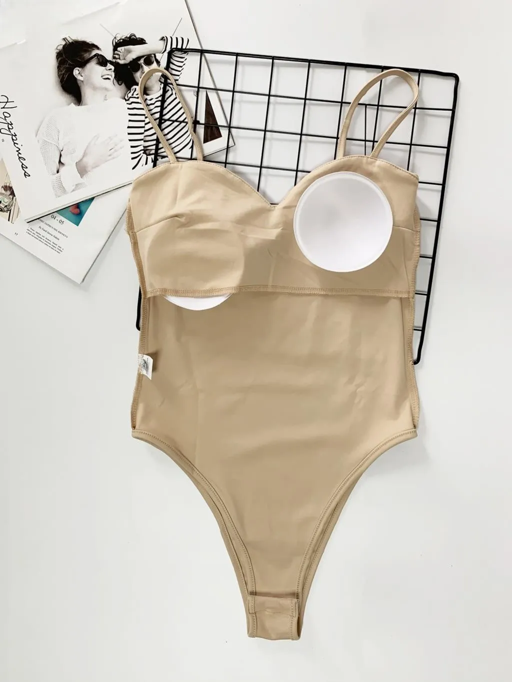 Wirefree Classic Bodysuit with Built in Bra