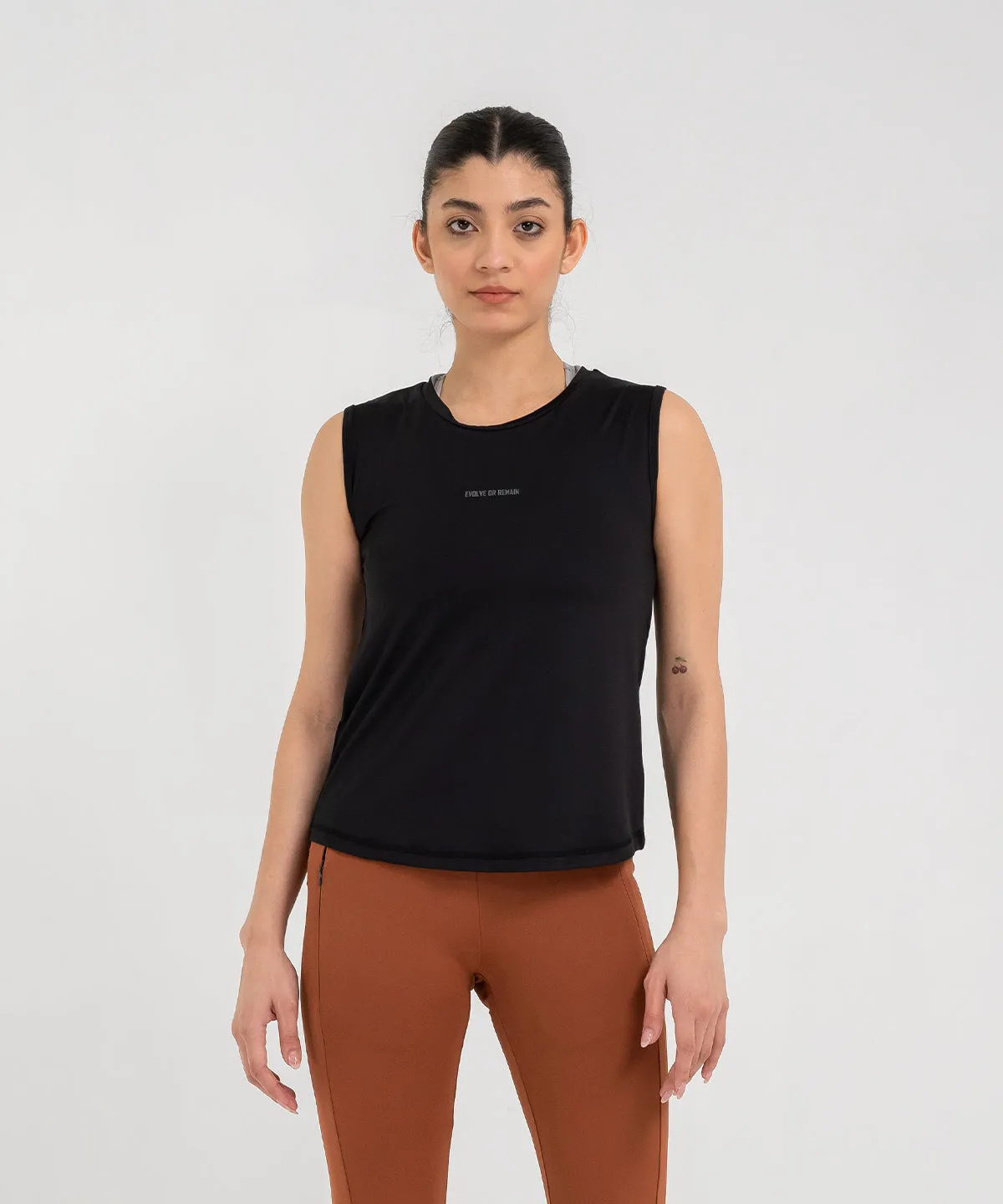 Women's B-Fit Round Hem Muscle Top