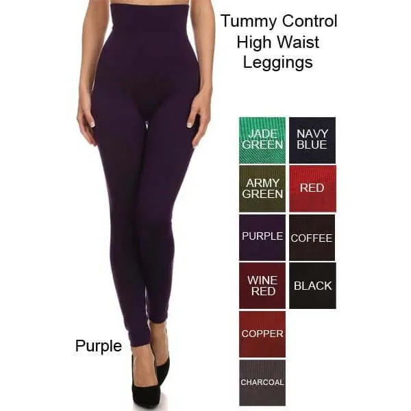 Womens High Waist Compression Leggings