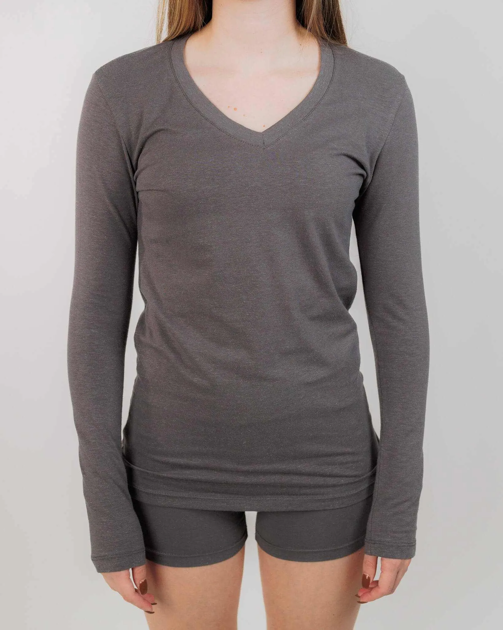 Women's Long-Sleeve Stretch Hemp Shirt