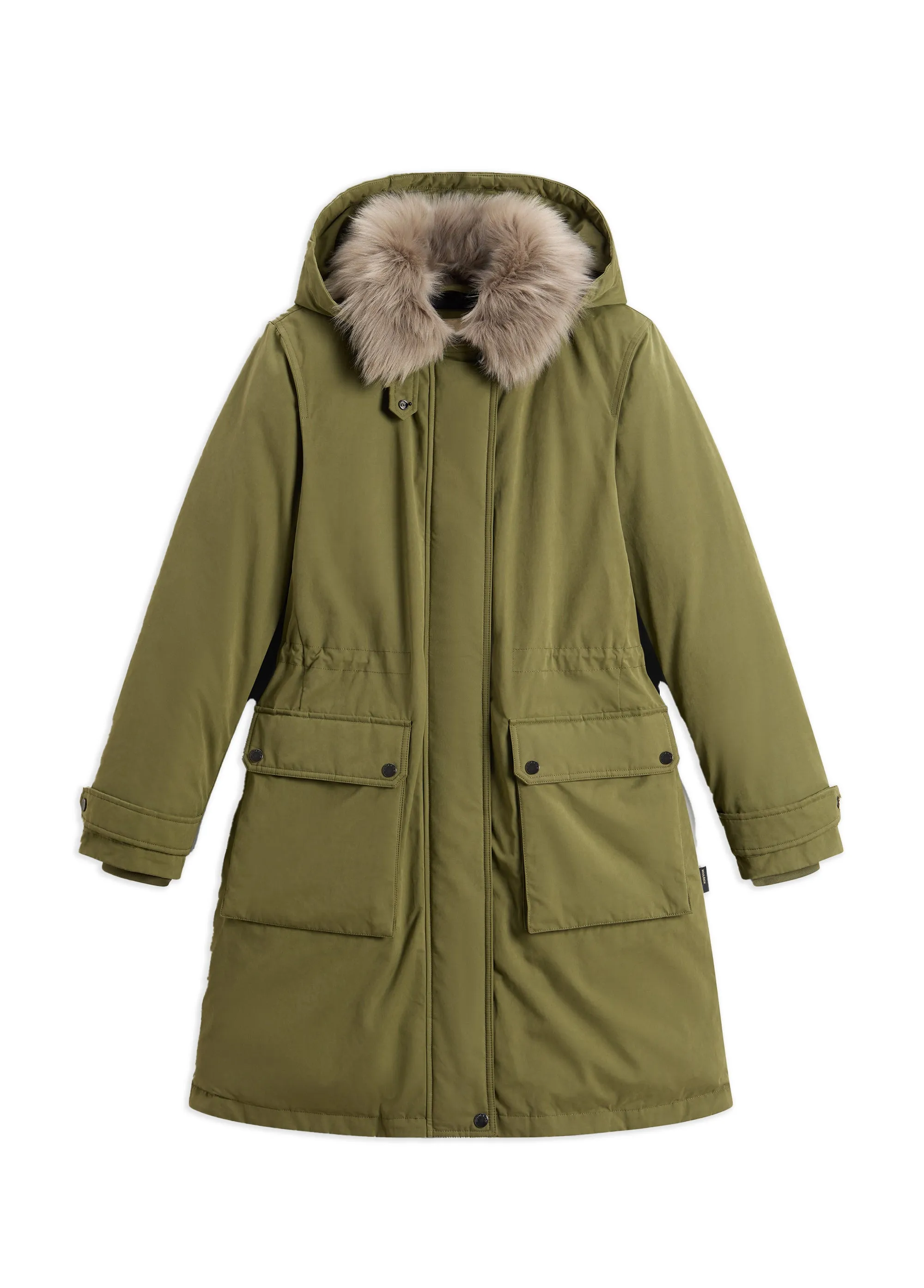 Woolrich Arctic Parka In Mountain Cloth Verde