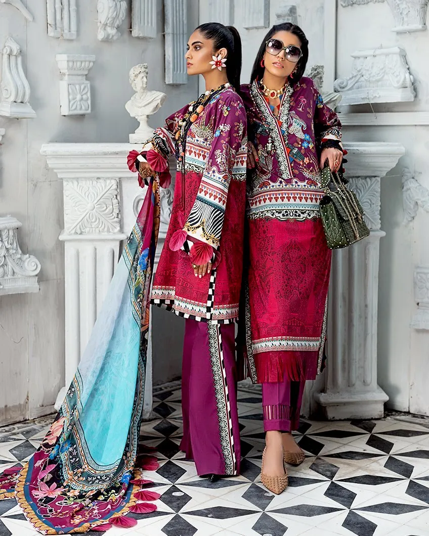 Zaha by Khadijah Shah – Spring/Summer Lawn Collection 2020 – FIORELLA (ZL-18)