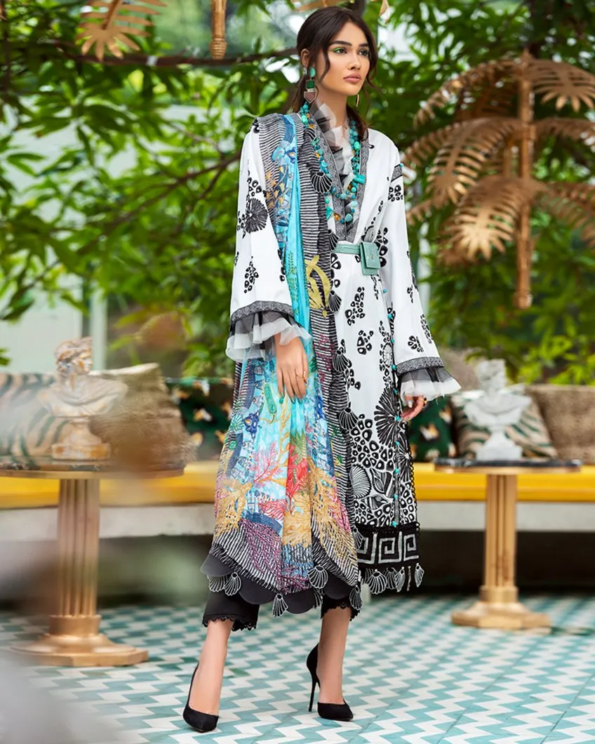 Zaha by Khadijah Shah – Spring/Summer Lawn Collection 2020 – NURIA (ZL-29)